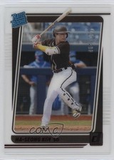 2021 Panini Chronicles Clearly Donruss Rated Rookies Red 84/100 Ha-Seong Kim 0t2
