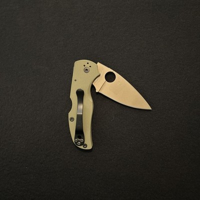 Spyderco Native 5 REC Exclusive Avocado FDE CTS-204P OD Green G10