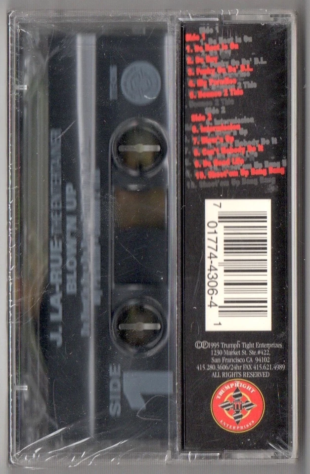 J. LA-RUE Blow'n Up SEALED Bay Area Gangsta Rap G-Funk Tape Black Nate 1995 - Image 2 of 3