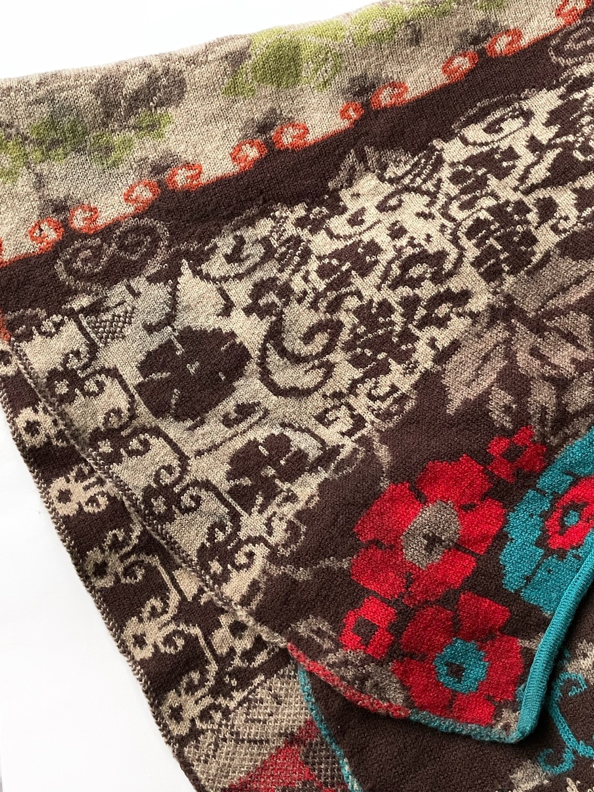 Ivko Floral Pattern Multicolor Button Up Long Car… - image 17