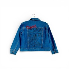 Disney Embroidered Screenprint Mickey Original Kids Denim Jacket, sz 9/10