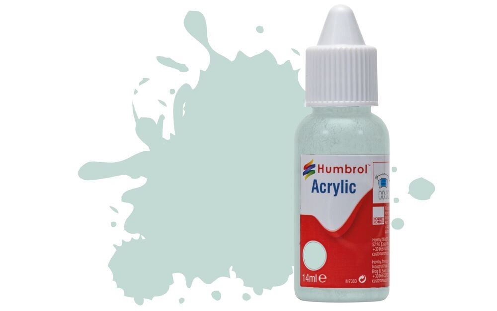 Humbrol DB0065 Acrylic Paint 65 Aircraft Blue Matt 14ml Dropper Bottle Airfix