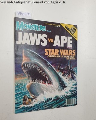 Famous Monsters : No. 146 : Jaws Vs Ape : Star Wars : Warren Magazine: