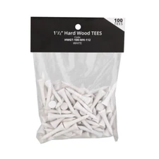 Premium Hard Wood Golf Tees - 100 Count