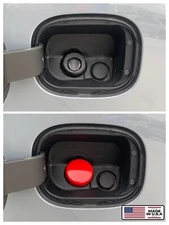 GM red gas cap dust dirt cover 2017 - 2025 GMC Chevrolet Buick Cadillac Capless