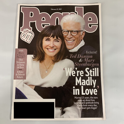 People Magazine February 22 2021 Ted Danson Ellen DeGeneres Al Roker Love Issue