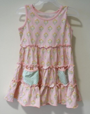 NWT Serendipity From Shrimp & Grits Pink Floral Dress Girl's Size 2T-3T