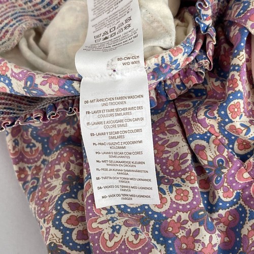 Mini Boden Girls Floral Elastic Waist Pants 6Y Multicolor Cotton Harem - Picture 7 of 13