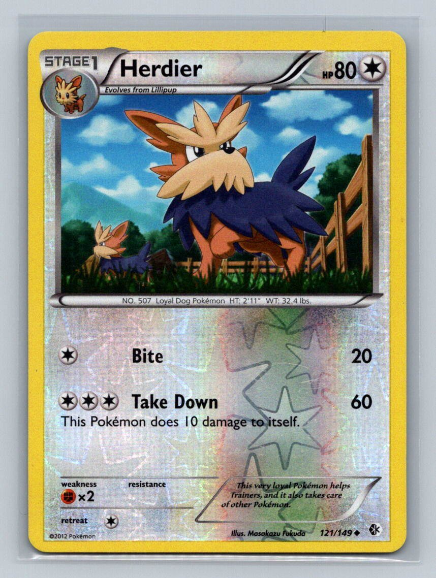 Herdier Boundaries Crossed 121/149 Near Mint NM Reverse Holo