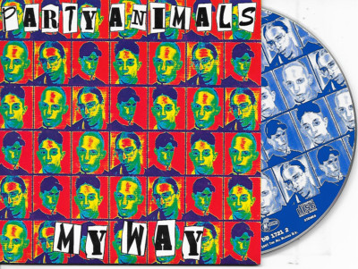 PARTY ANIMALS - My way CD SINGLE 2TR Happy Hardcore 1997 Dutch Cardsleeve