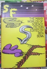 Vintage 71 book club ed. The Many Worlds of Science Fiction feat. Harlin Ellison
