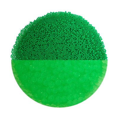 Hydroperlen Granulat Wasserperlen Aqualinos für Blumen Pflanzen 1,5-2 mm Grün