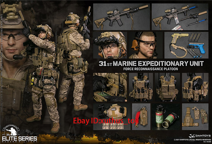 ミリタリー DAMTOYS MARINE CORPS GUNNERY SERGEANT New In Stock DAMTOYS 1/6 78088 31 Marine Reconnaissance Unit