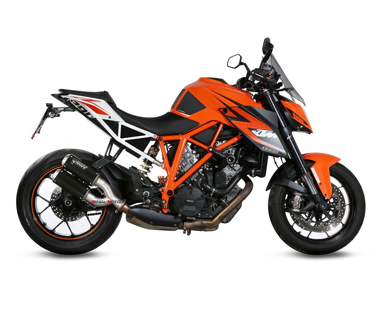 Exhaust Mufflers Mivv Mk3 Steel Black Ktm 1290 Superduke 2014 > 2019
