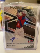 Eddie Perez 2020 Elite Extra Edition Dominican Auto  Autograph #195