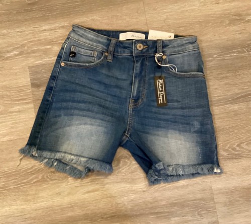 KanCan High Rise Shorts Frayed Hem NWT Medium - Picture 5 of 6