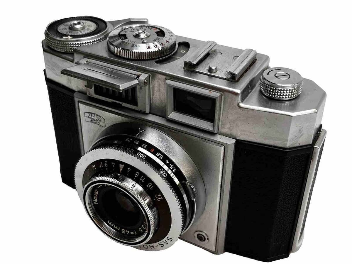 Zeiss Ikon 35mm film camera vintage camera manual camera Zeiss Ikon 35mm film camera vintage camera manual camera
