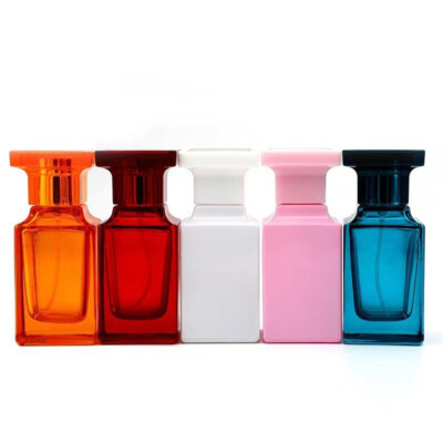 50 ml leere Glas Parfüm Sprühflasche T Ford nachfüllbar quadratisch Flakon