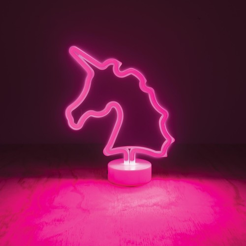 Illuminate Neon Light Unicorn 28cm Pink, isAlbi IS82041 - Picture 3 of 6