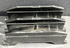 2- Cutler Hammer 2 Pole Blank Insert, CH 2, 3.751" W X 1.912" H X 1.706" Deep