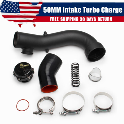 #ad #ad 🔥🔥50MM BOV Intake Turbo Charge Pipe Kit For BMW N54 E88 E90 E92 135i 335i $59.99