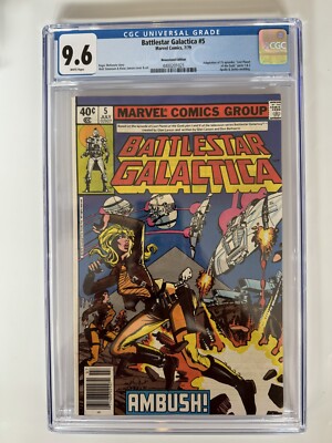 BATTLESTAR GALACTICA #5 CGC 9.6 Newsstand MARVEL (1979) | eBay
