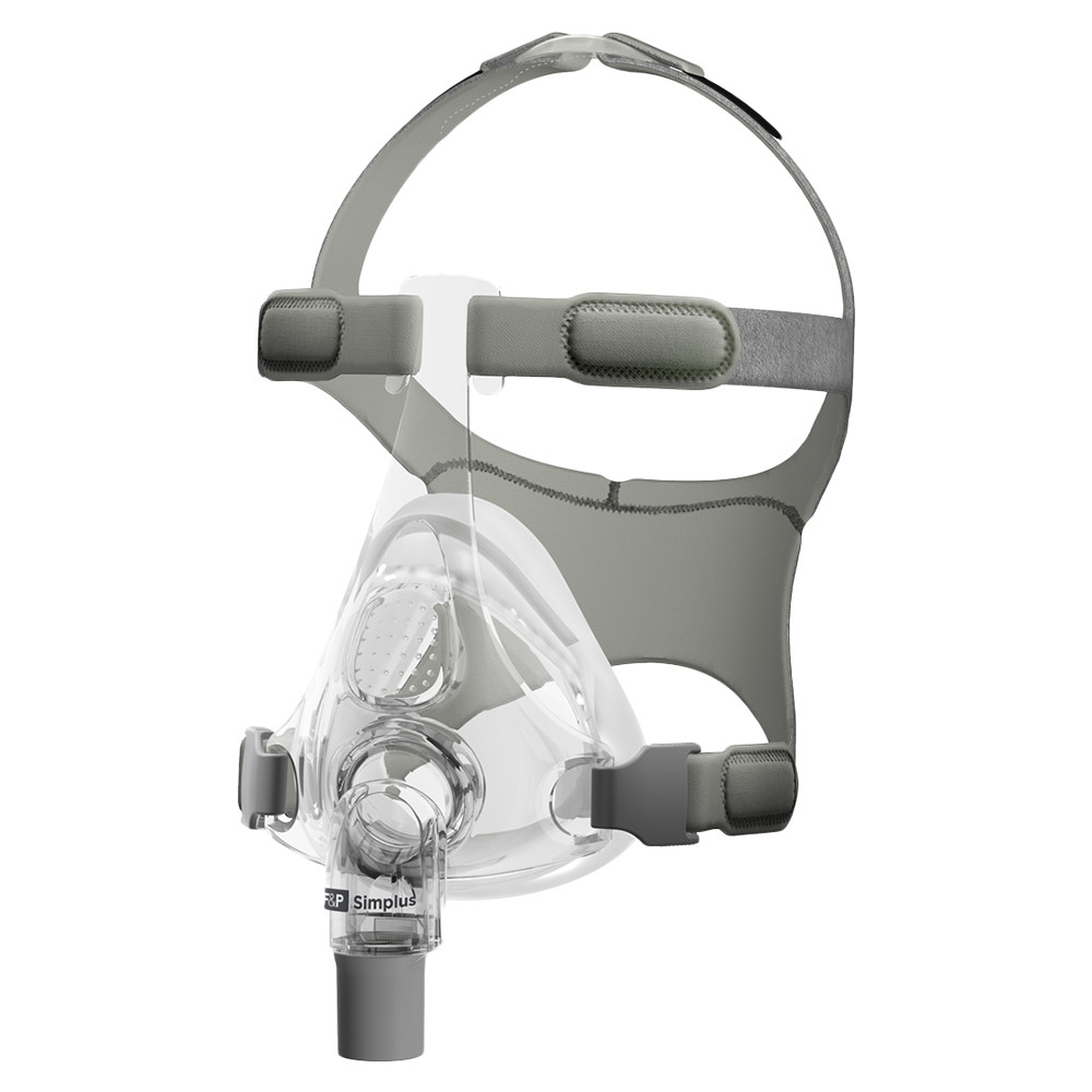 Fisher & Paykel Simplus CPAP Full Face Maske Mund-Nasen-Maske, mit Kopfband, OVP