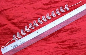 Silver Bridal Hair Vine Beach Wedding Bridal Hair Vine Bridal Hair