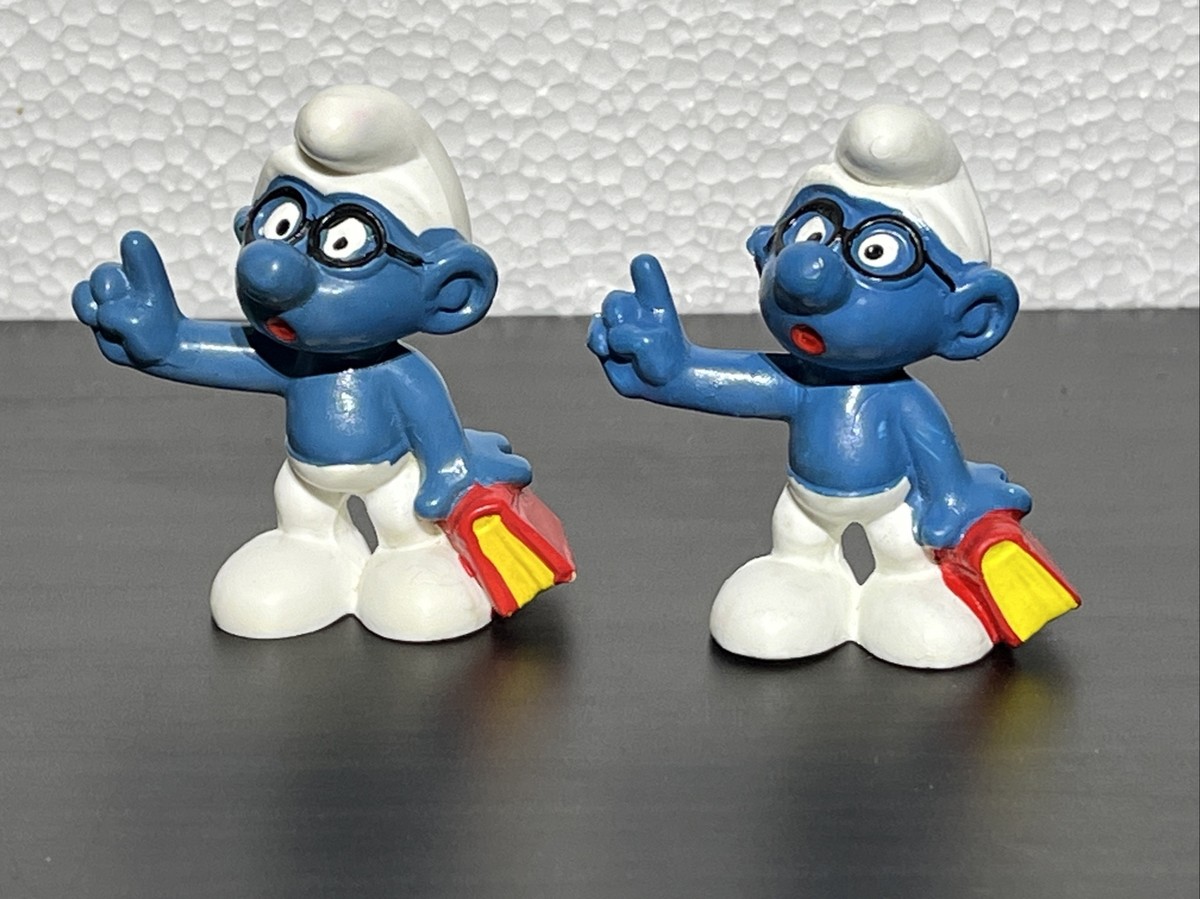 レア】Babyシリーズヴィンテージ SMURF スマーフ PVC セット