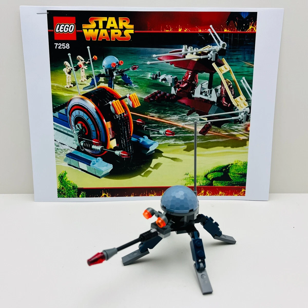 LEGO Star Wars Dwarf Spider Droid 7258 Wookie Attack 7670 No box reprinted