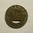 Seattle Transit (Washington) transit token - WA780O