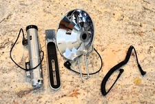 MINICAM JAPAN Flash Bulb Saber, cords, etc from 1950s Untested