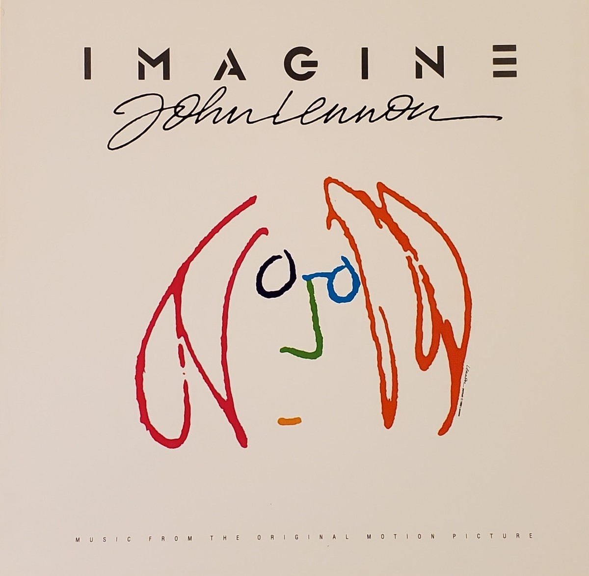 ジョン・レノン 「Imagine」 1988年 英バーミンガム展覧会パンフレット ジョン・レノン 「Imagine」 1988年 英バーミンガム展覧会