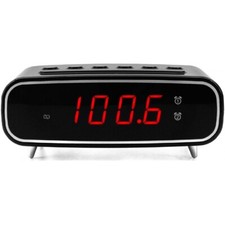 Soundmaster UR111SW Uhrenradio Wecker Schwarz mit Sleep-Timer