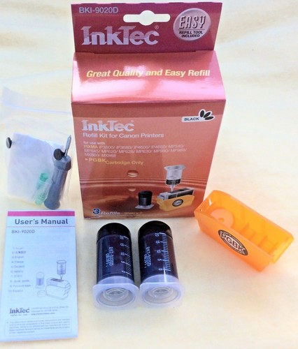 Inktec BKI-9020D Refill Kit for Canon PG-520 Pixma MP 540 / MP 550 / MP 560 - Picture 2 of 3