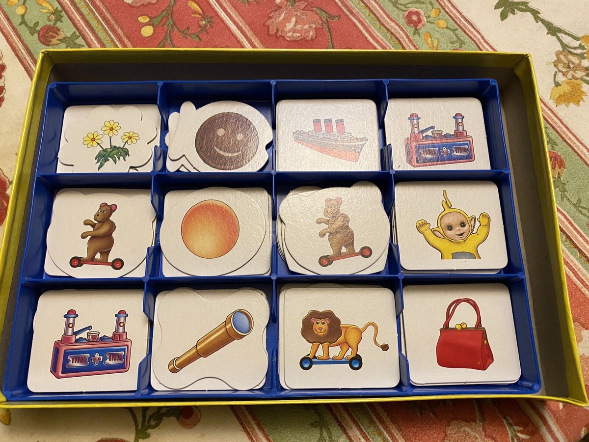 Teletubbies Memory Matching Game Vintage 1998 4864-Milton Bradley
