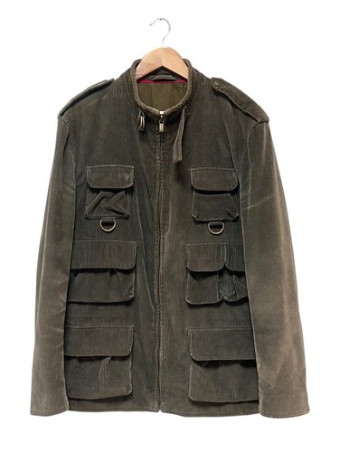 Mens Vintage Hugo Boss Jacket Coat Utility Chore Workwear Retro Corduroy Y2K 44R
