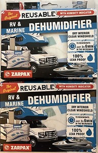 Déshumidificateur réutilisable Zarpax RV Et Marine NEW 2Pk