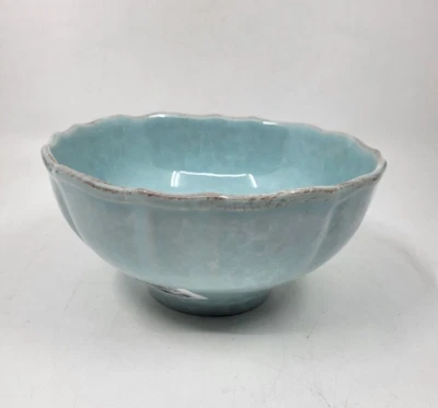 CASAFINA IMPRESSIONS BLUE-SOUP / CEREAL BOWL - 6 1/2" x 3" 1011B