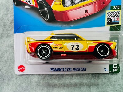 🇩🇪🇩🇪Hot Wheels '73 BMW 3.0 CSL Race Car Retro Racers H25