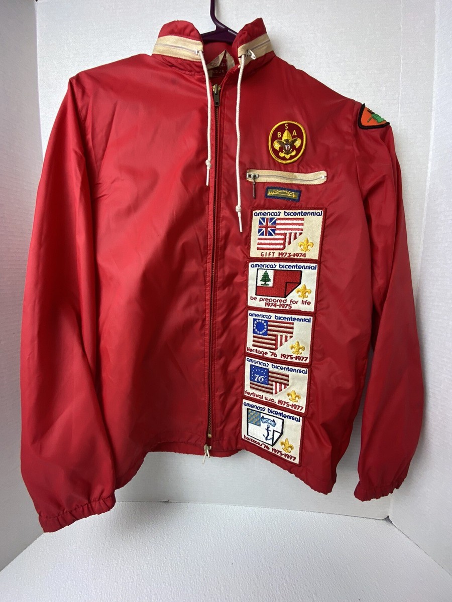 70's BOY SCOUTS OF AMERICA ヴィンテージジャケット VTG 1960s-70s Boy Scout Jacket w/ 16 Patches Queens NY BSA