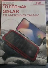 10000MAH Solar Powered Power Bank
