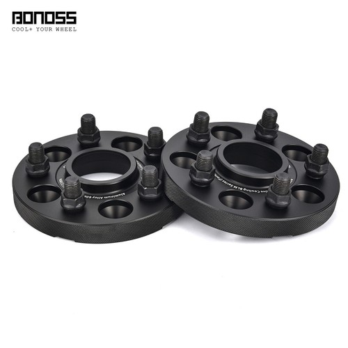 4) BONOSS 18mm+ 20mm For Tesla Model 3 / Y Wheel Spacers 5x114.3 + M14x1.5 Studs - Picture 5 of 16