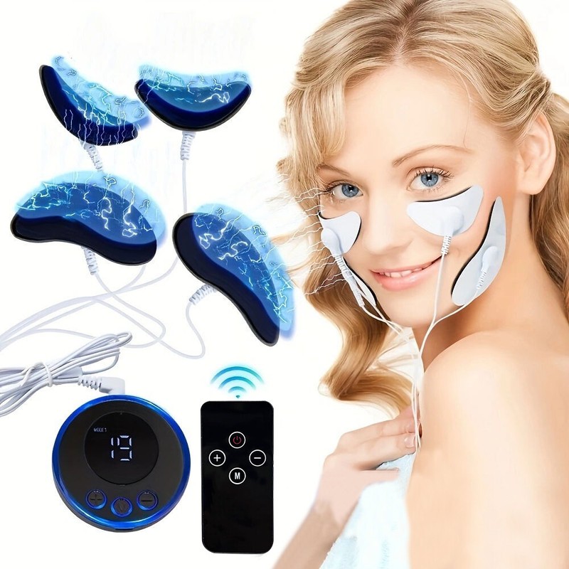 EMS V Face Sticker Tens Massager Thin Facial Muscle Stimulator Slimming