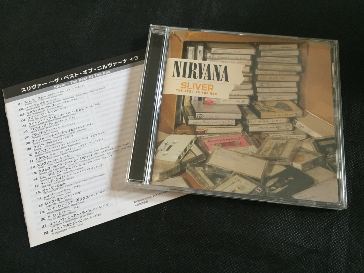 Nirvana Sliver The Best Of The Box Compilation Japan CD (Geffen