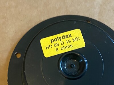 DAYTON AUDIO DC28F-8 Haut-Parleur Tweeter à Dôme Soie 50W 8 Ohm 89dB 1300hz 20khz O28cm