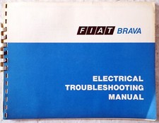 1980 1981 Fiat Brava Electrical Troubleshooting Manual Wiring Diagrams Original