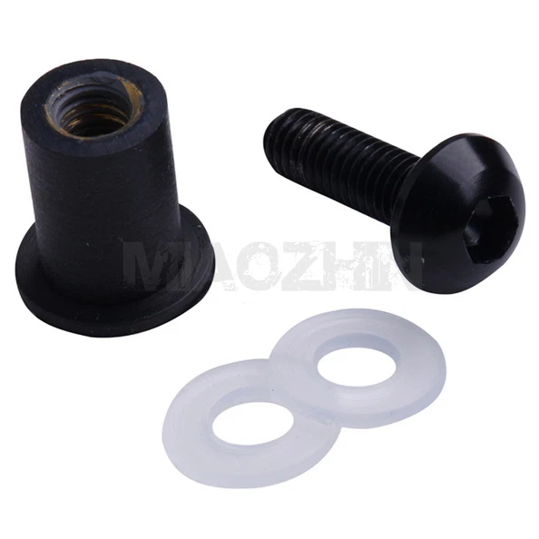 8x Windscreen Windshield Bolt Screws Kit Fit Honda CBR600 F3 F4I CBR900 CBR929 - Image 2 of 2