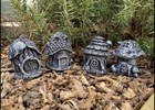 fairy garden Houses mix and match ornaments X4