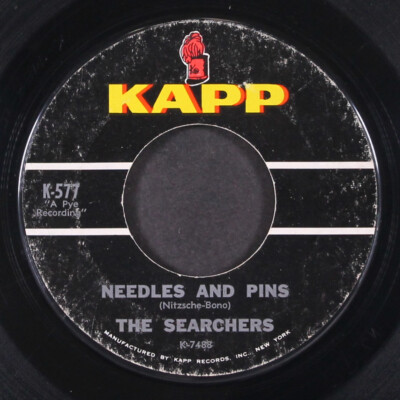 SEARCHERS: needles and pins / (ain't that) just like me KAPP 7" Single 45 RPM | eBay
